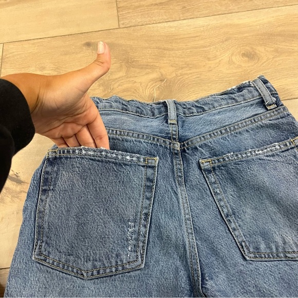 We the Free Women’s Lita Jeans Ripped Frayed Raw Hem High Waist - Picture 16 of 16